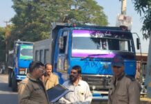 आरटीओ का डंपरों के खिलाफ अभियान, 70 के चालान, आठ किए सीज