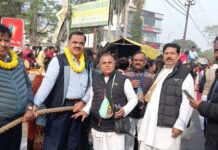 रुद्रपुर में भगवान जगन्नाथ की भव्य रथयात्रा धूमधाम से निकाली