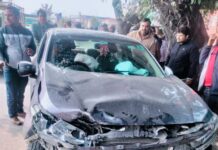 पहाड़ी आर्मी के अध्यक्ष हरीश रावत की कार दुर्घटनाग्रस्त, देखें वीडियो