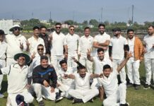 एसएसपी इलेवन से हारने के बाद पत्रकार एकादश की शानदार वापसी, प्राधिकरण की टीम को रोमांचक मुकाबले में हराया