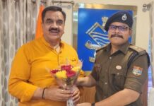 पूर्व विधायक ने बढ़ते अपराधों पर जताई चिंता, एसएसपी से मिले