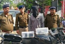 बाइक और मोबाइल चोरी करने वाला शातिर कवि बिष्ट गिरफ्तार
