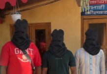 भवाली व्यापार मंडल के अध्यक्ष नरेश पांडे के बाउंसरों व प्राइवेट गनरों का सत्यापन, हथियार जब्त