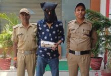 तमंचे और चोरी की मोटरसाइकिल के साथ रवि नेगी गिरफ्तार