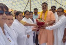 प्रजापति ब्रह्माकुमारीज ईश्वरीय विश्वविद्यालय के नए केंद्र का विधिविधान से भूमि पूजन