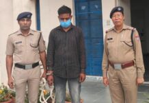 पाक्सो के केस में वांछित चल रहे बाला दत्त को पुलिस ने किया गिरफ्तार