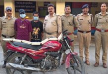 मार्बल शॉप से चार लाख चोरी करने वाले हिस्ट्रीशीटर समेत दो गिरफ्तार